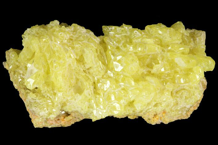 Sulfur Crystal Cluster on Matrix - Nevada #69151